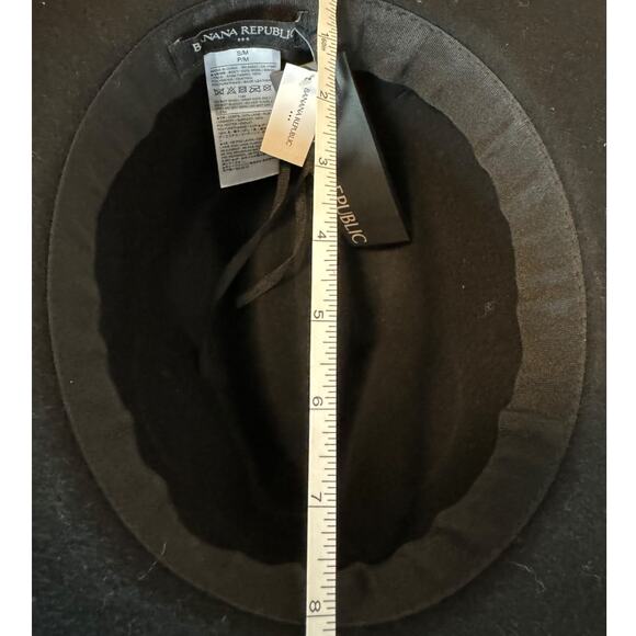 NWT Banana Republic Black Wool Hat - Picture 10 of 13